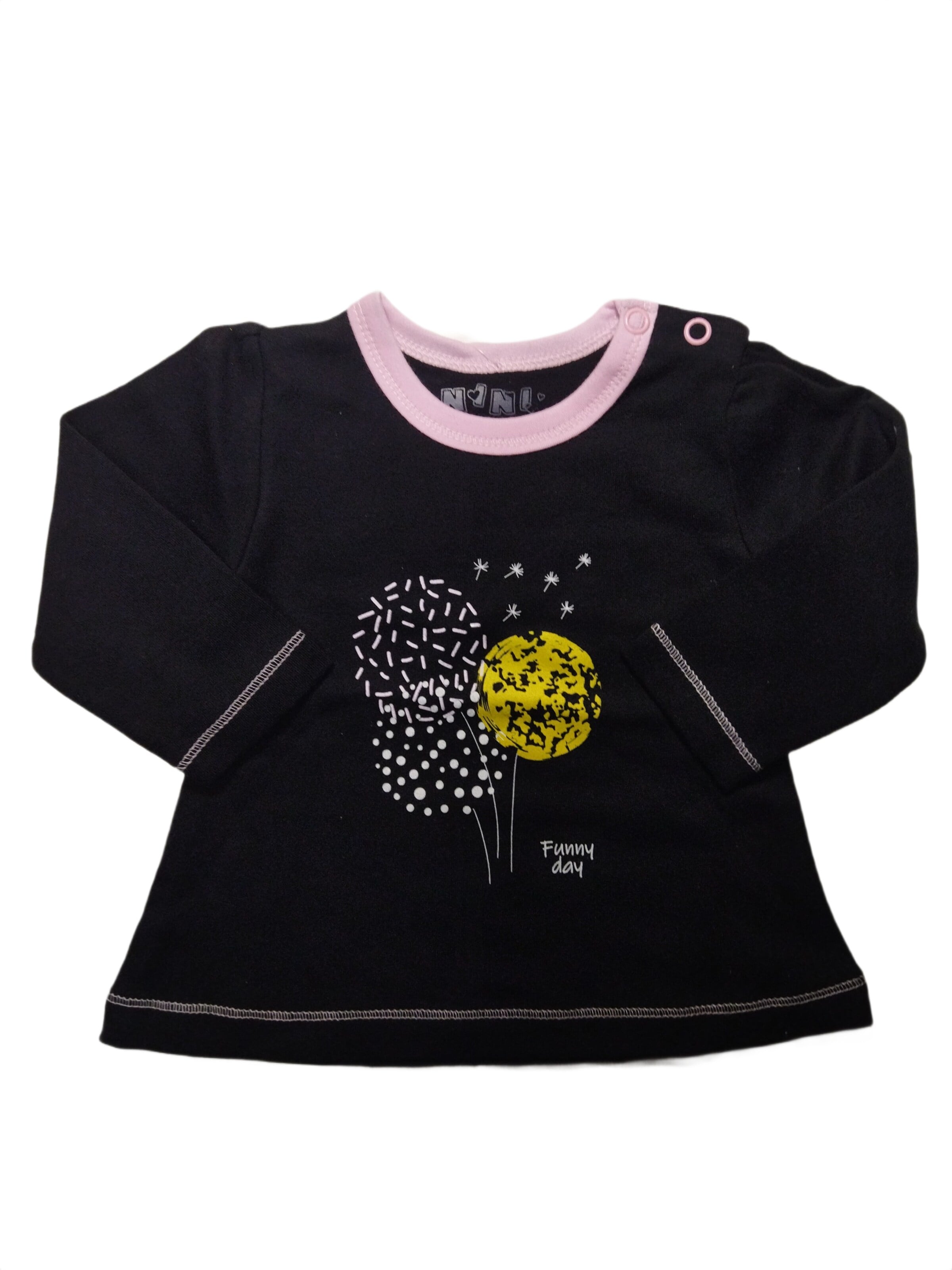 NINI Shirt in Black: front