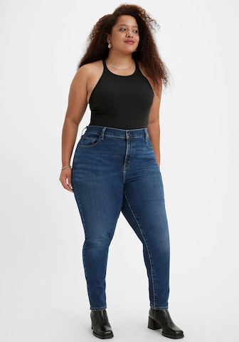 Levi's® Plus Skinny Farmer '721 PL Hi Rise Skinny' - kék