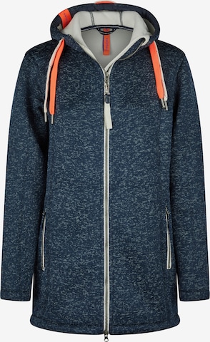 salzhaut Fleecejacke 'Tärgern' in Blau: Vorderseite