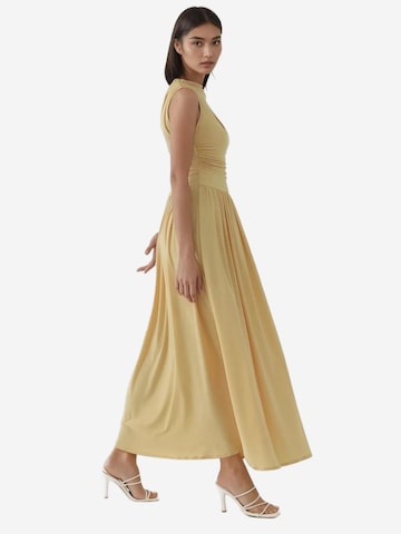 Hiccup Evening Dress in Yellow