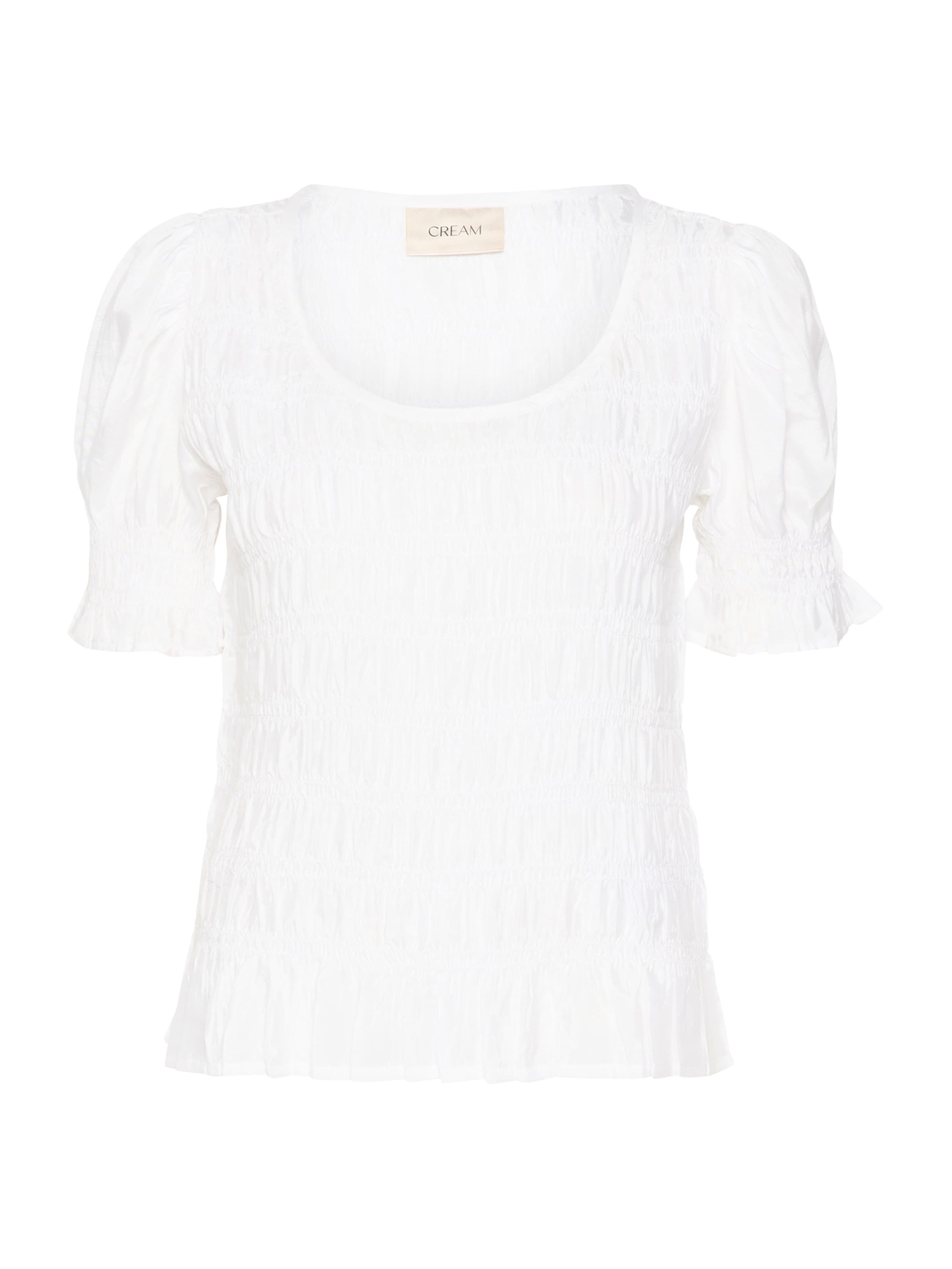 Cream Blouse 'Henva' in White: front