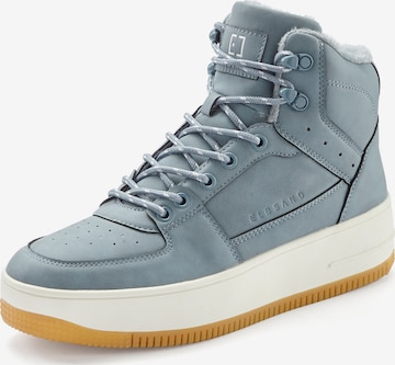 Baskets hautes Elbsand en bleu : devant