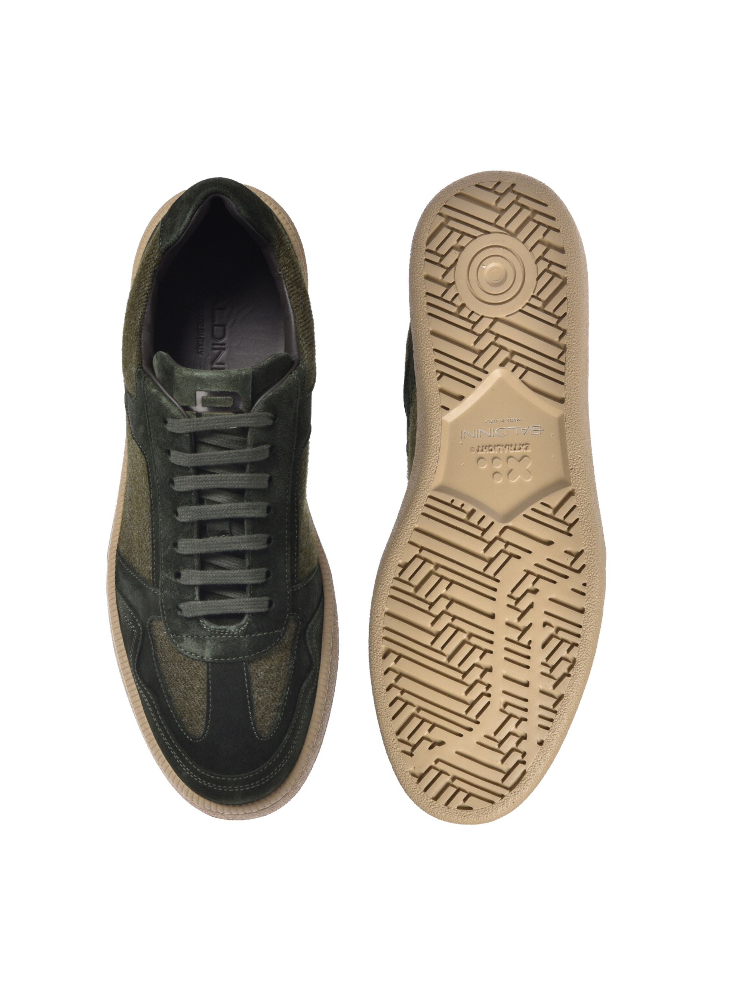 Baskets basses BALDININI en vert