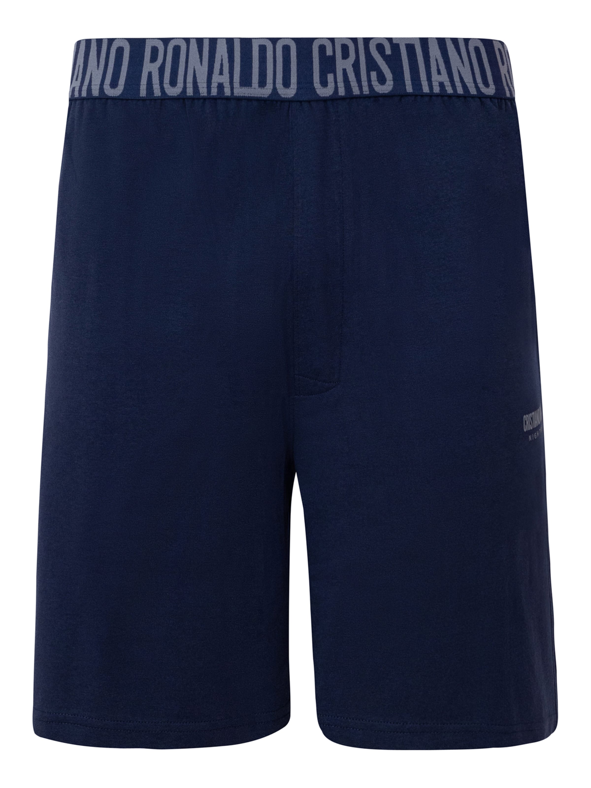 Pyjama long ' BASIC Shorty ' CR7 - Cristiano Ronaldo en bleu