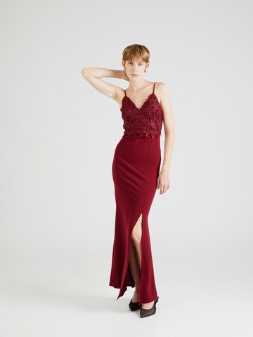 WAL G. Evening dress 'SONNY' in Red: front