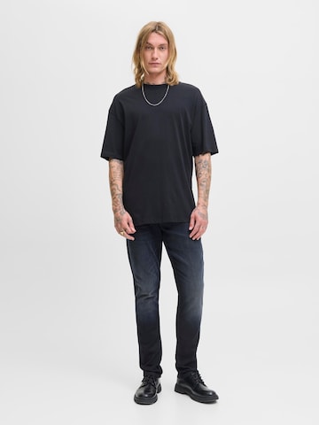 JACK & JONES Úzky strih Džínsy 'JJIGLENN JJICON' - Modrá