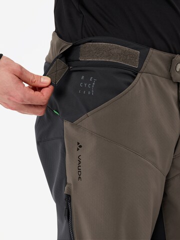 VAUDE Regular Sports trousers 'Qimsa' in Brown