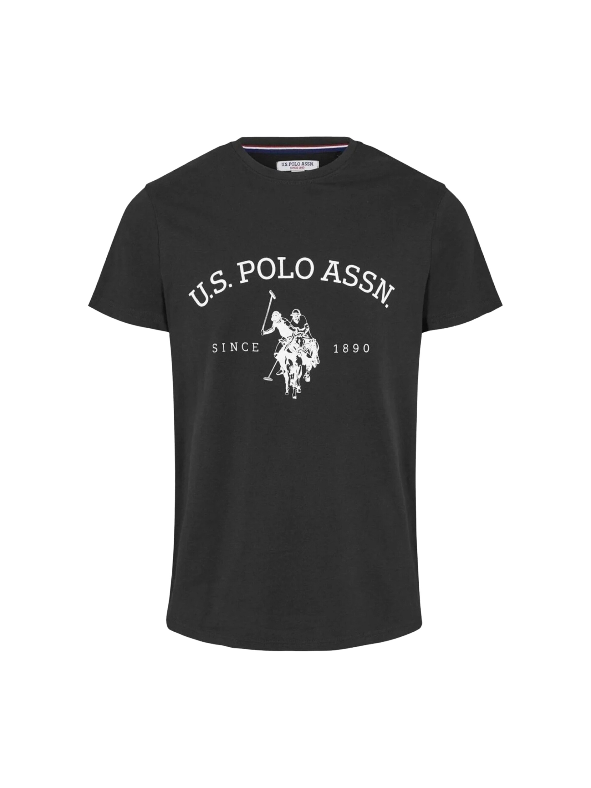U.S. POLO ASSN. Shirt 'Archibald' in Zwart: voorkant