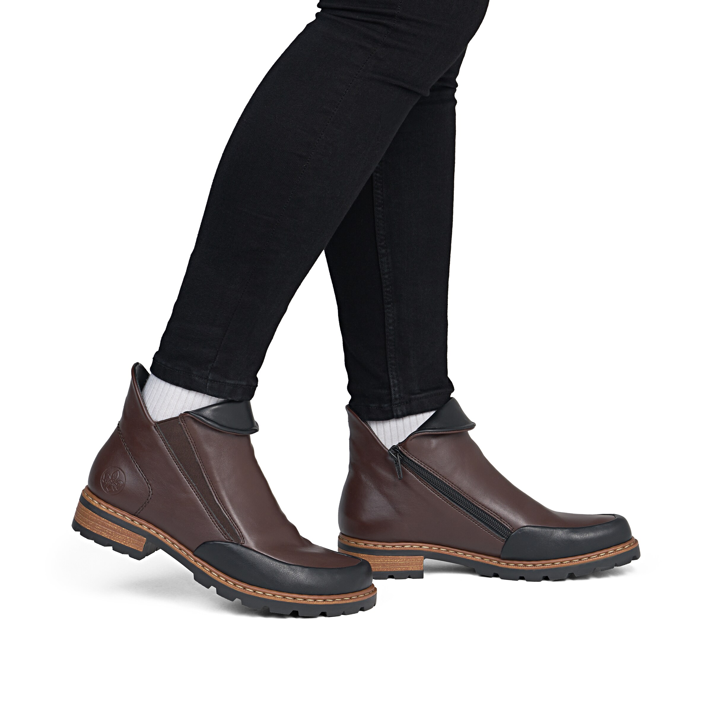 Bottines Rieker en marron