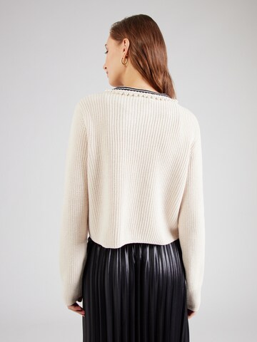 OBJECT Knit cardigan 'OBJPERLA' in Beige