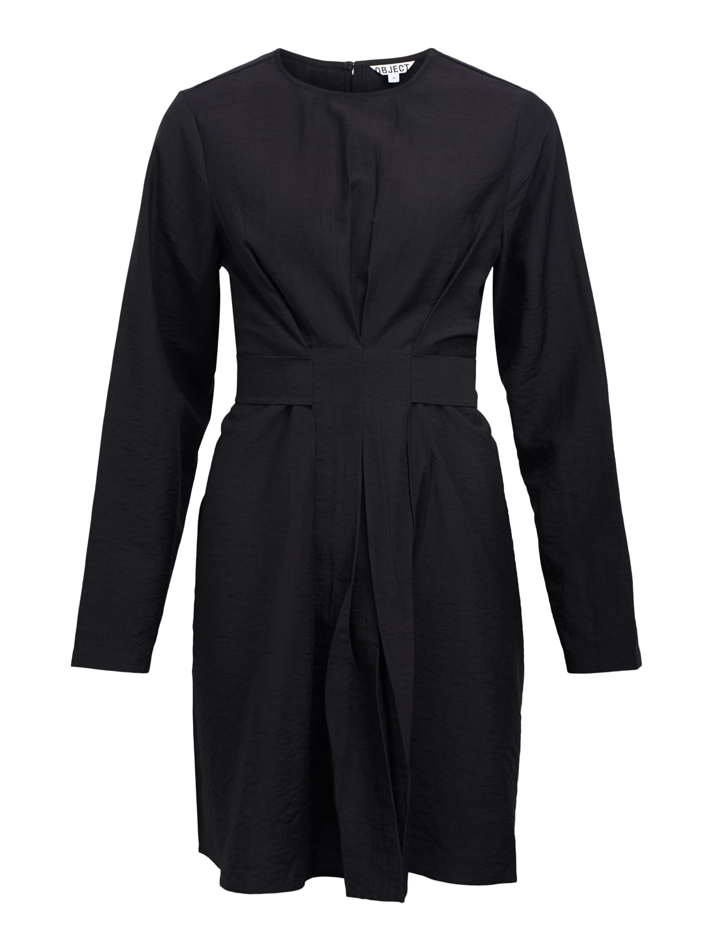 OBJECT Jurk in Zwart: voorkant