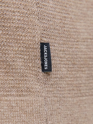 JACK & JONES Gebreid vest in Bruin