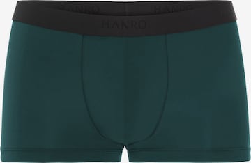 Hanro Boxershorts ' Micro Touch ' in Groen: voorkant