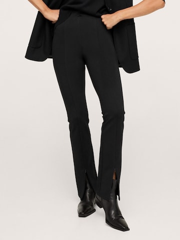 MANGO Slim fit Pants 'ALEXEI' in Black: front