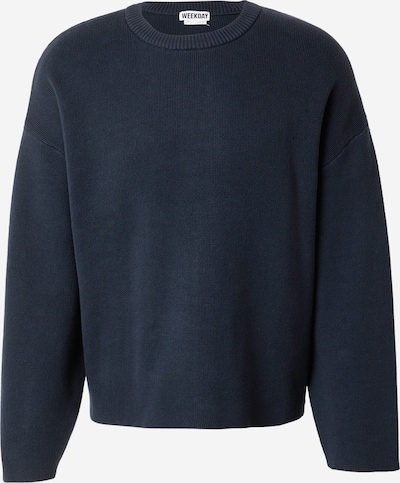 Megztinis iš WEEKDAY, spalva – tamsiai mėlyna jūros spalva, Prekių apžvalga