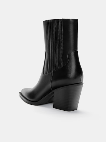 Chelsea Boots Pull&Bear en noir