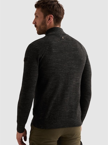 PME Legend Sweter 'Pullover with half-zip and raglan sleeves' w kolorze czarny
