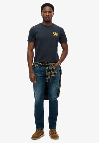 Superdry & Co T-Shirt 'Sd&Co' in Blau