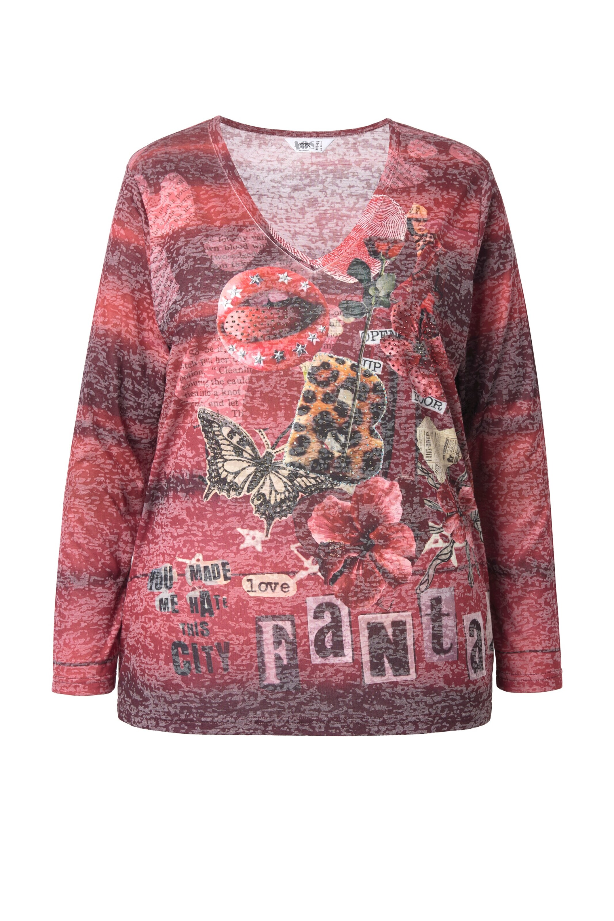 Angel of Style Shirt in Rood: voorkant