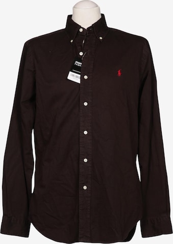 Polo Ralph Lauren Hemd M in Schwarz: Vorderseite