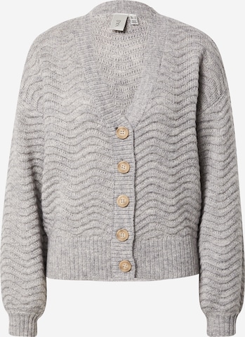 Y.A.S Knit Cardigan 'BETRICIA' in Grey: front