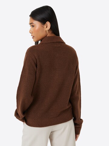 Felpa di BRAVE SOUL in marrone