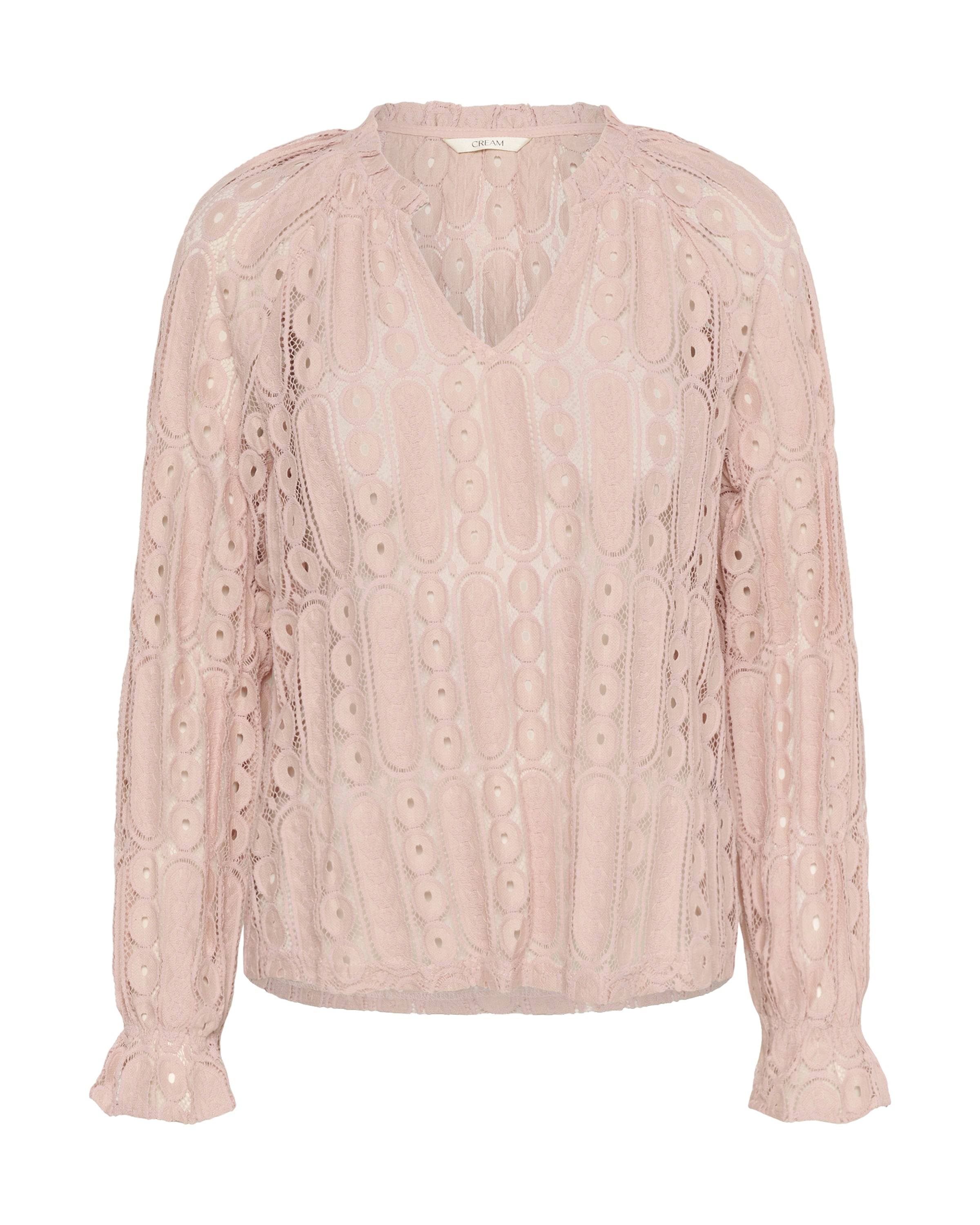 Cream Bluse 'Tully' i pink: forside