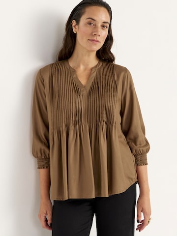 Cellbes of Sweden Bluse in Braun: Vorderseite