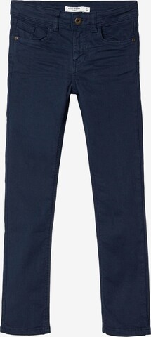 NAME IT Regular Broek 'Theo' in Blauw: voorkant