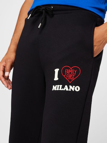 Family First Tapered Pants 'I LOVE' in Black