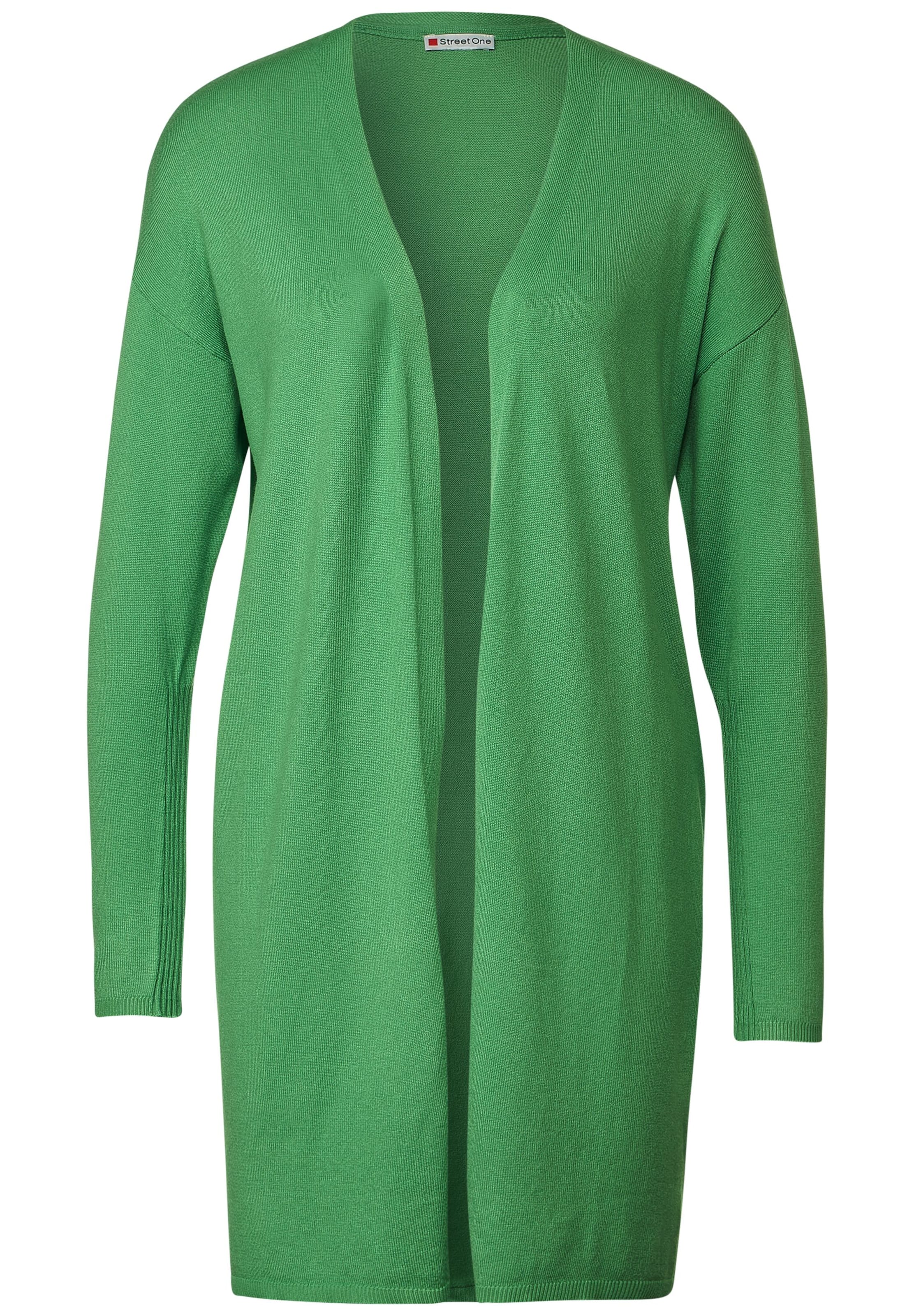 STREET ONE Knit Cardigan in Green ABOUT YOU