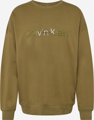 Calvin Klein Underwear Sweatshirt in Groen: voorkant