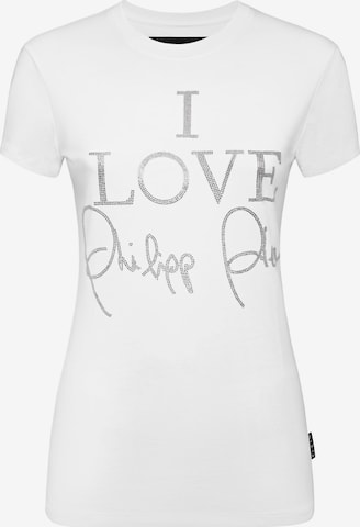 Maglietta di Philipp Plein in bianco: frontale