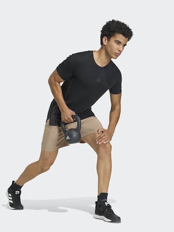 ADIDAS PERFORMANCE - regular Pantalón deportivo en marrón