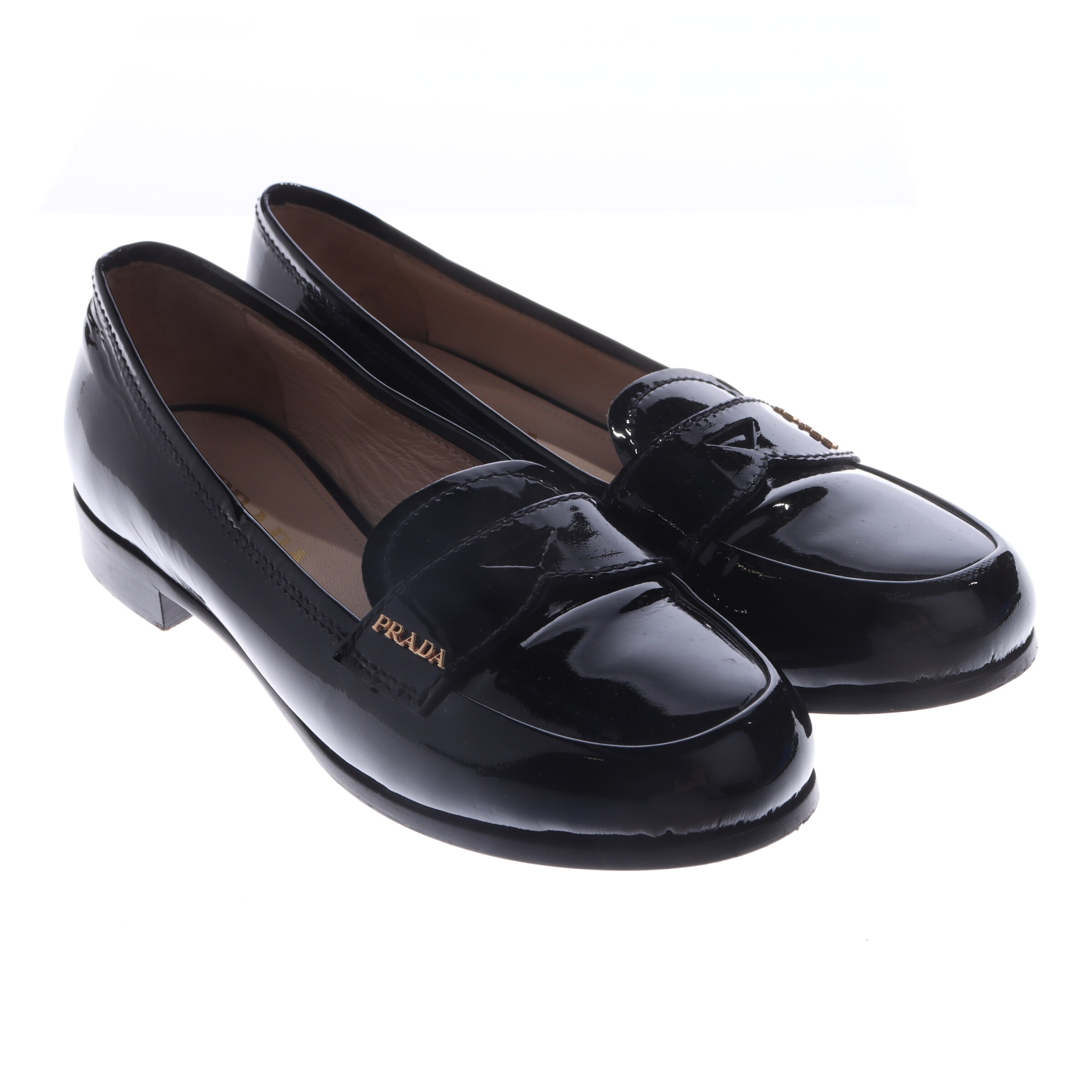 PRADA Flats & Loafers in 35 in Black, Item view