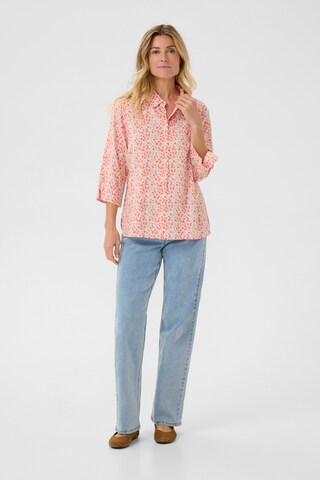 Chemisier 'Tiah' Cream en rose
