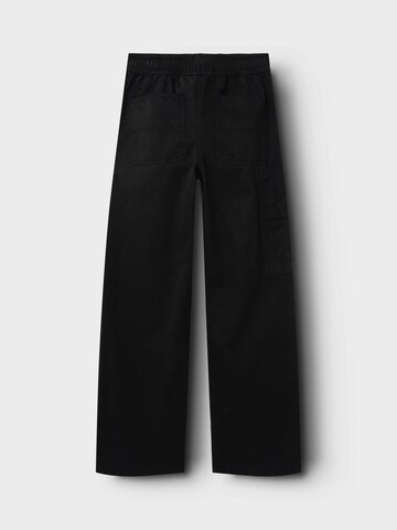 Wide leg Pantaloni 'NKMRYAN' de la NAME IT pe negru