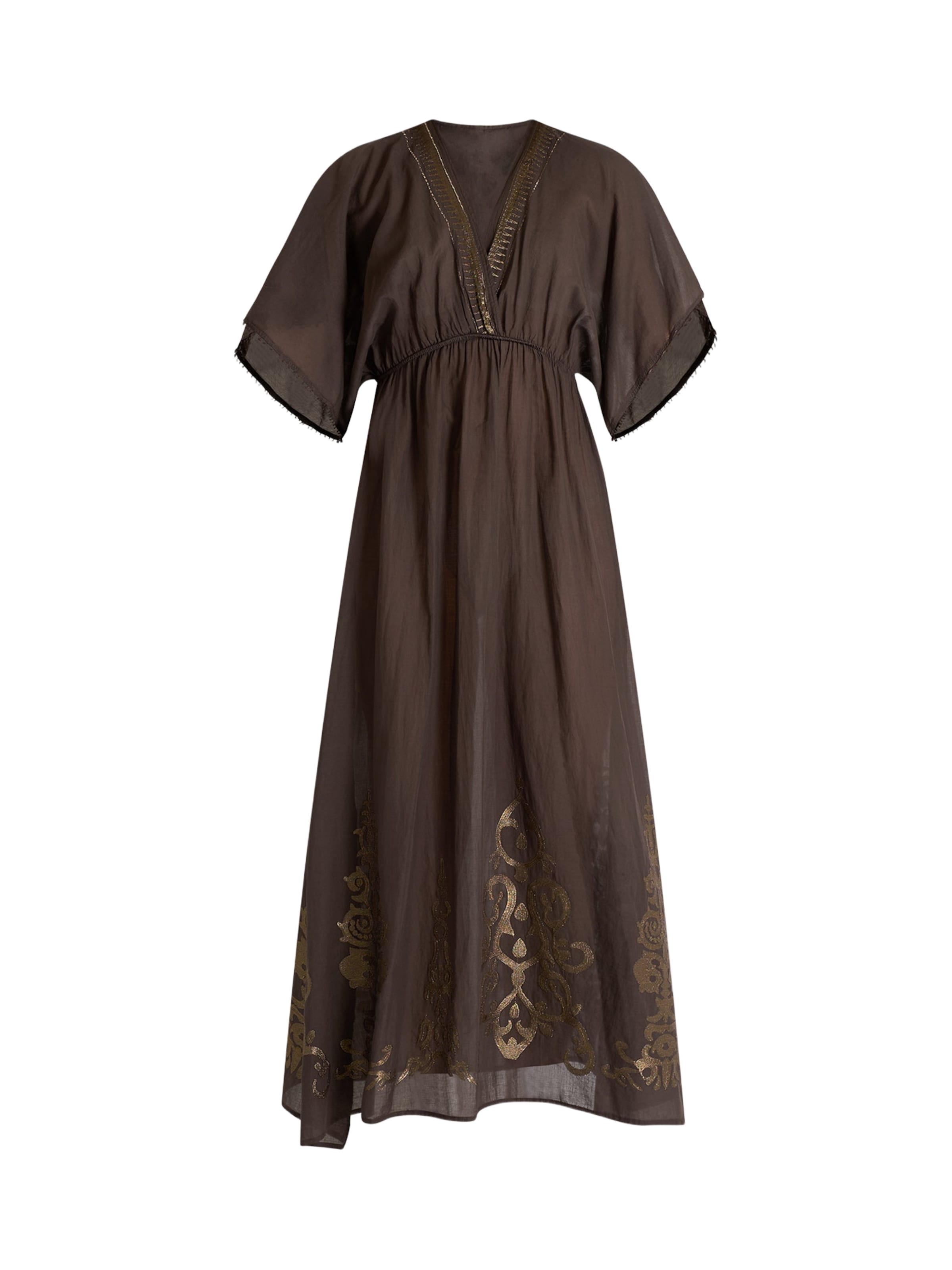 Robe d’été SOUVENIR en marron : devant