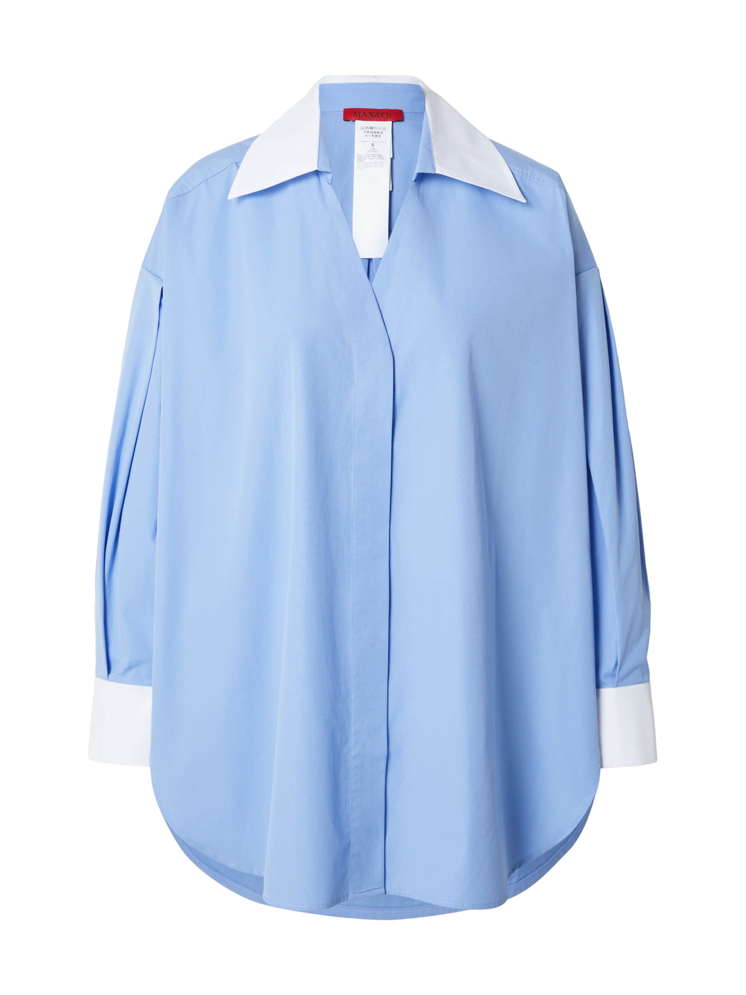 Chemisier 'COLLE' MAX&Co. en bleu : devant