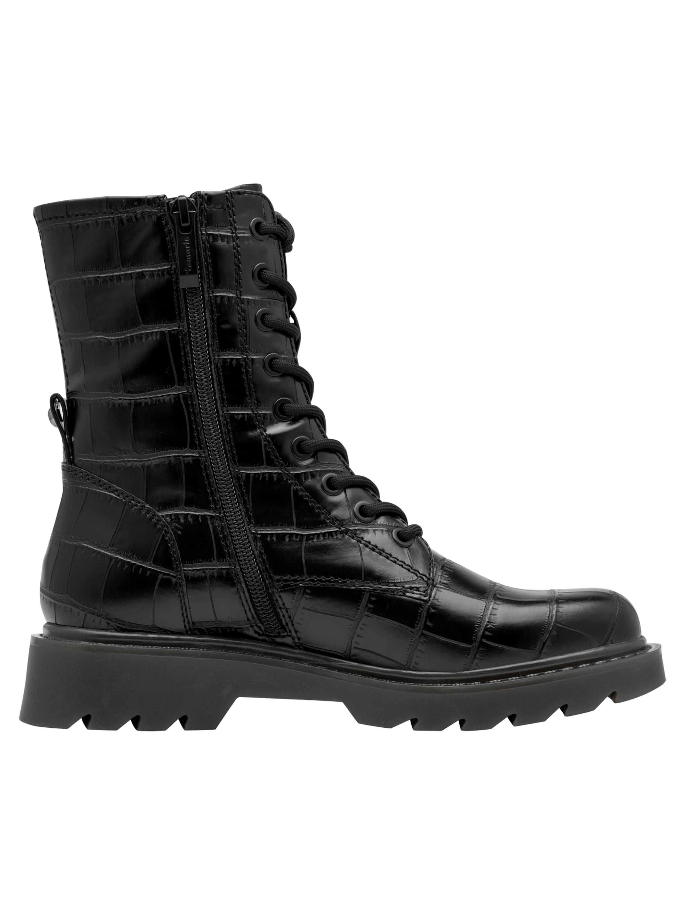 Bottines à lacets Tamaris en noir