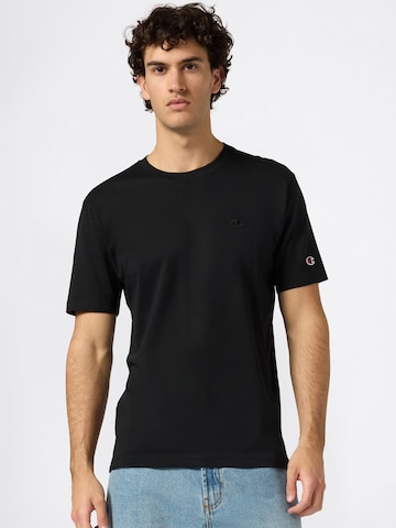 Champion Authentic Athletic Apparel Shirt in Zwart: voorkant