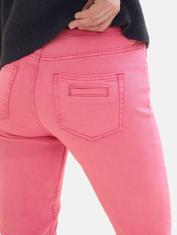 Coupe slim Jean 'Alexa' TOM TAILOR en rose