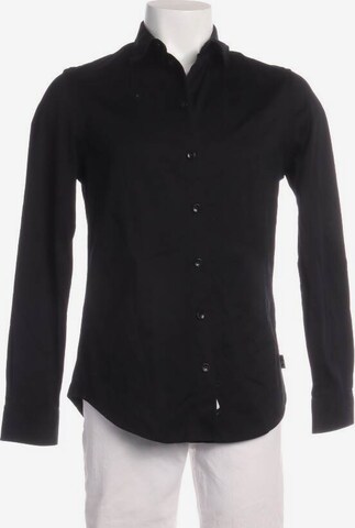 ARMANI Button Up Shirt in M in Black: front
