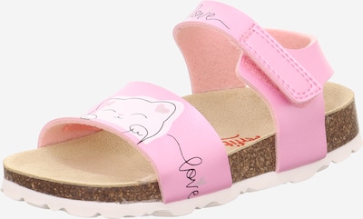 SUPERFIT Sandaler i lyserød / lys pink / sort, Produktvisning