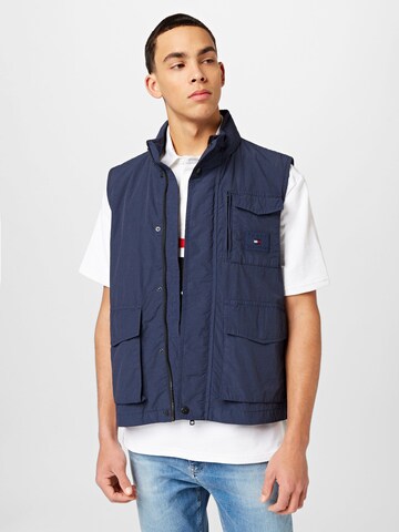 Gilet TOMMY HILFIGER en bleu : devant