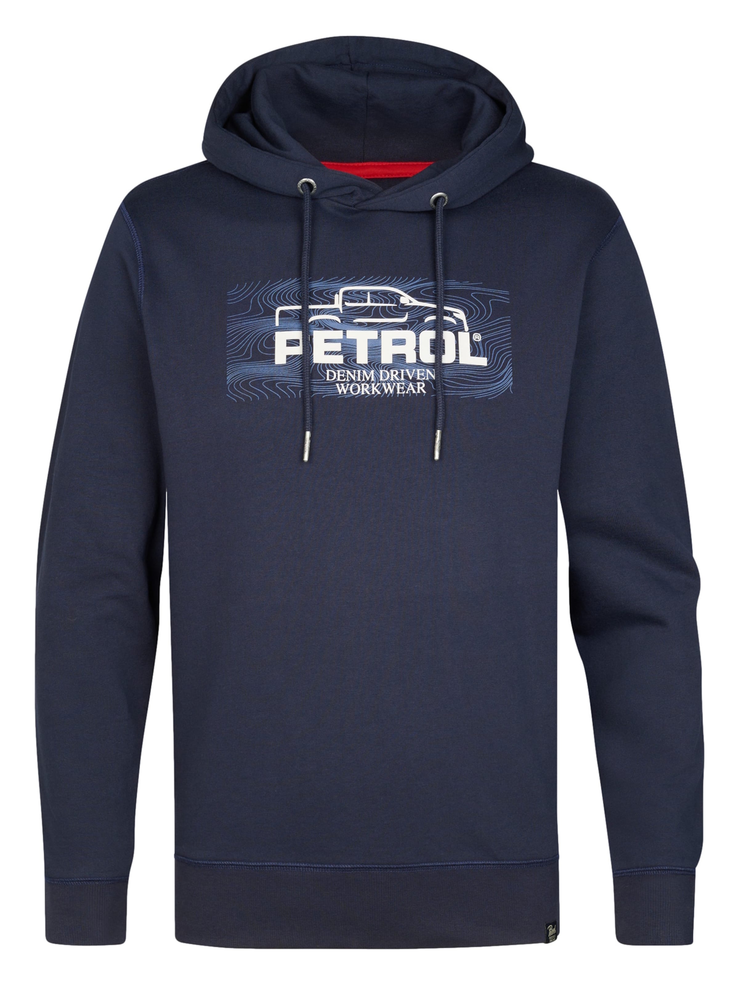 Petrol Industries Sweatshirt in Brown: front