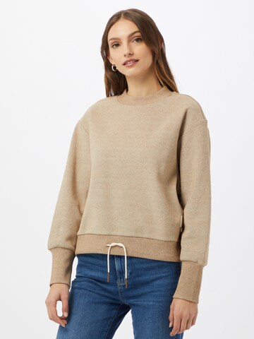 Varley Athletic Sweatshirt 'Edith' in Beige: front