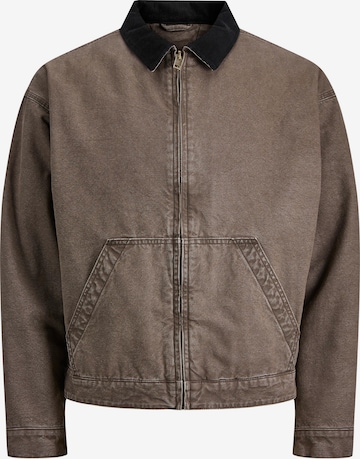 JACK & JONES - Chaqueta de entretiempo 'Dave' en marrón: frente