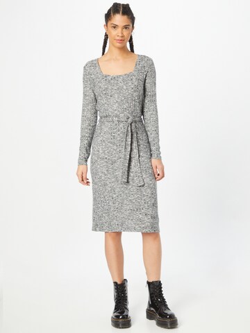 JDY Knitted dress 'MELISA' in Grey: front