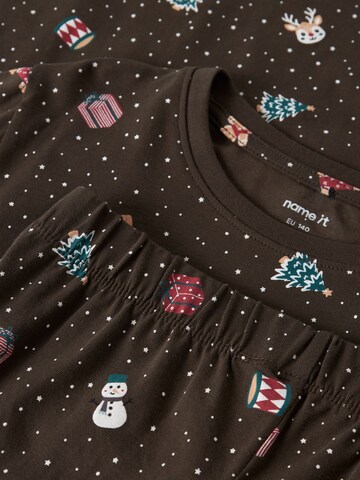 NAME IT Pajamas 'NKNVismas' in Brown